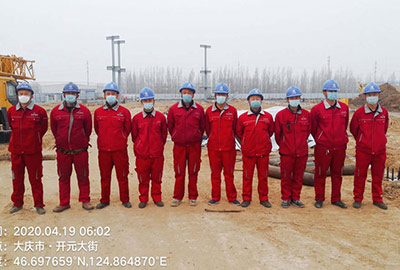 抗疫克難，凝心聚力——工地上的早會(huì)！  
